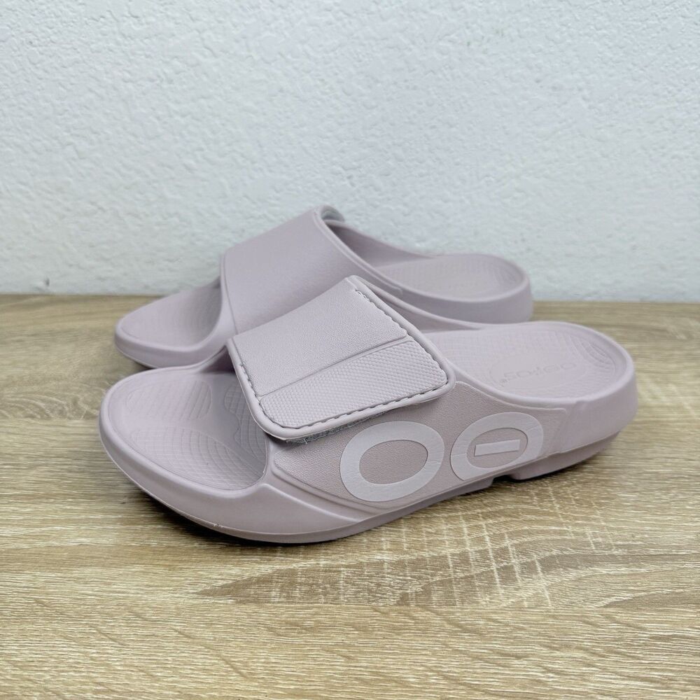 Oofos OOahh Sport Flex Slide Sandals US Women's 7 Men's 5 Stardust Purple Blush
